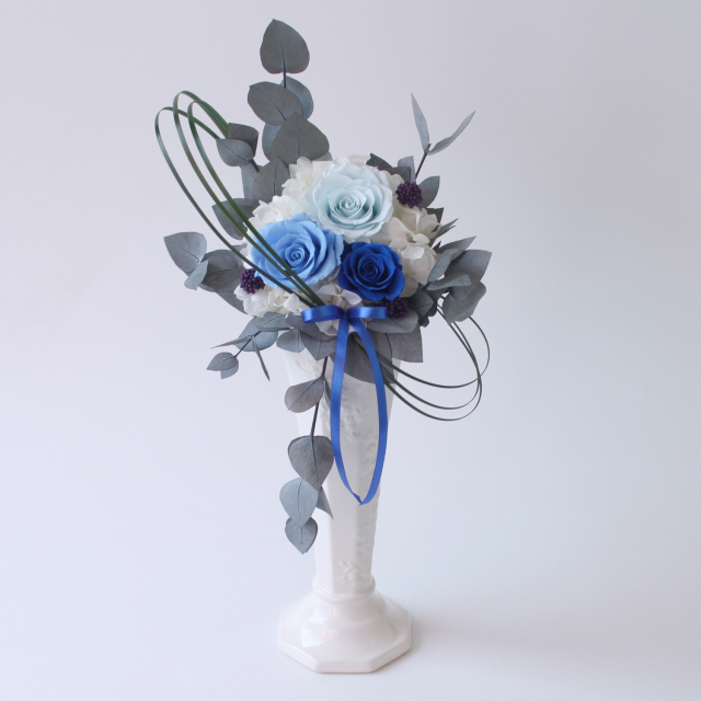 ブルースカイ プリザーブドフラワー プリザーブドフラワーギフトの通販専門花屋 花riro ハナリロ