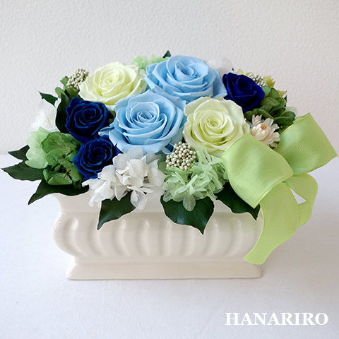 ガーデンブルー/プリザーブドフラワー プリザーブドフラワーギフトの