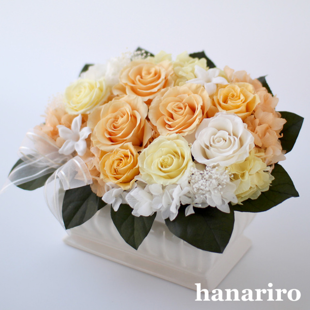 陽菜 ひな お悔み お供え プリザーブドフラワー プリザーブドフラワーギフトの通販専門花屋 花riro ハナリロ