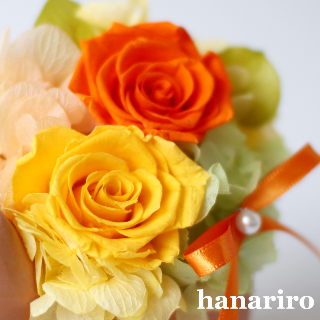 ネコさんアレンジ/プリザーブドフラワー プリザーブドフラワーギフトの