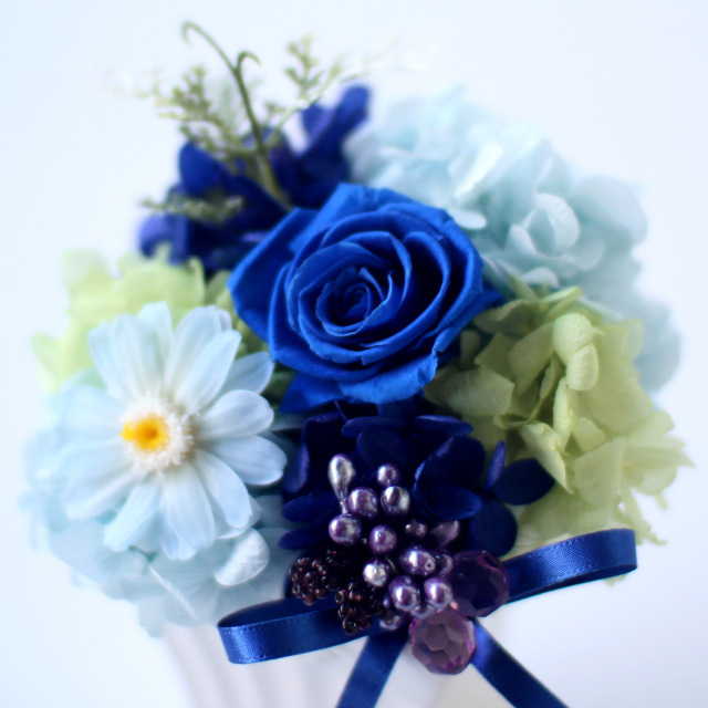 プリモ（ブルー系）/プリザーブドフラワー プリザーブドフラワー