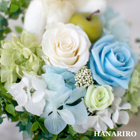 プリクマ（ブルー）/プリザーブドフラワー プリザーブドフラワーギフト