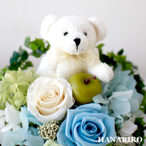 プリクマ（ブルー）/プリザーブドフラワー プリザーブドフラワーギフト