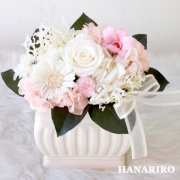 いろは（ピンクM）/お悔み・お供え/プリザーブドフラワー【送料無料】