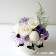 静か（Ｌ）/お悔み・お供え/プリザーブドフラワー【送料無料】