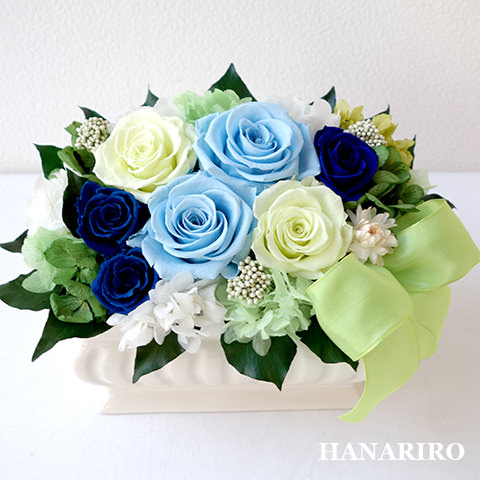 ガーデンブルー/プリザーブドフラワー【送料無料】