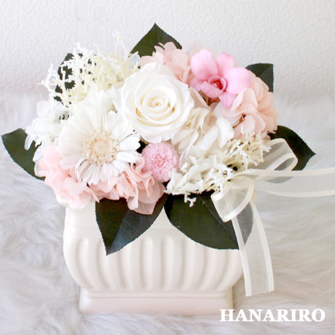 いろは（ピンクM）/お悔み・お供え/プリザーブドフラワー【送料無料】