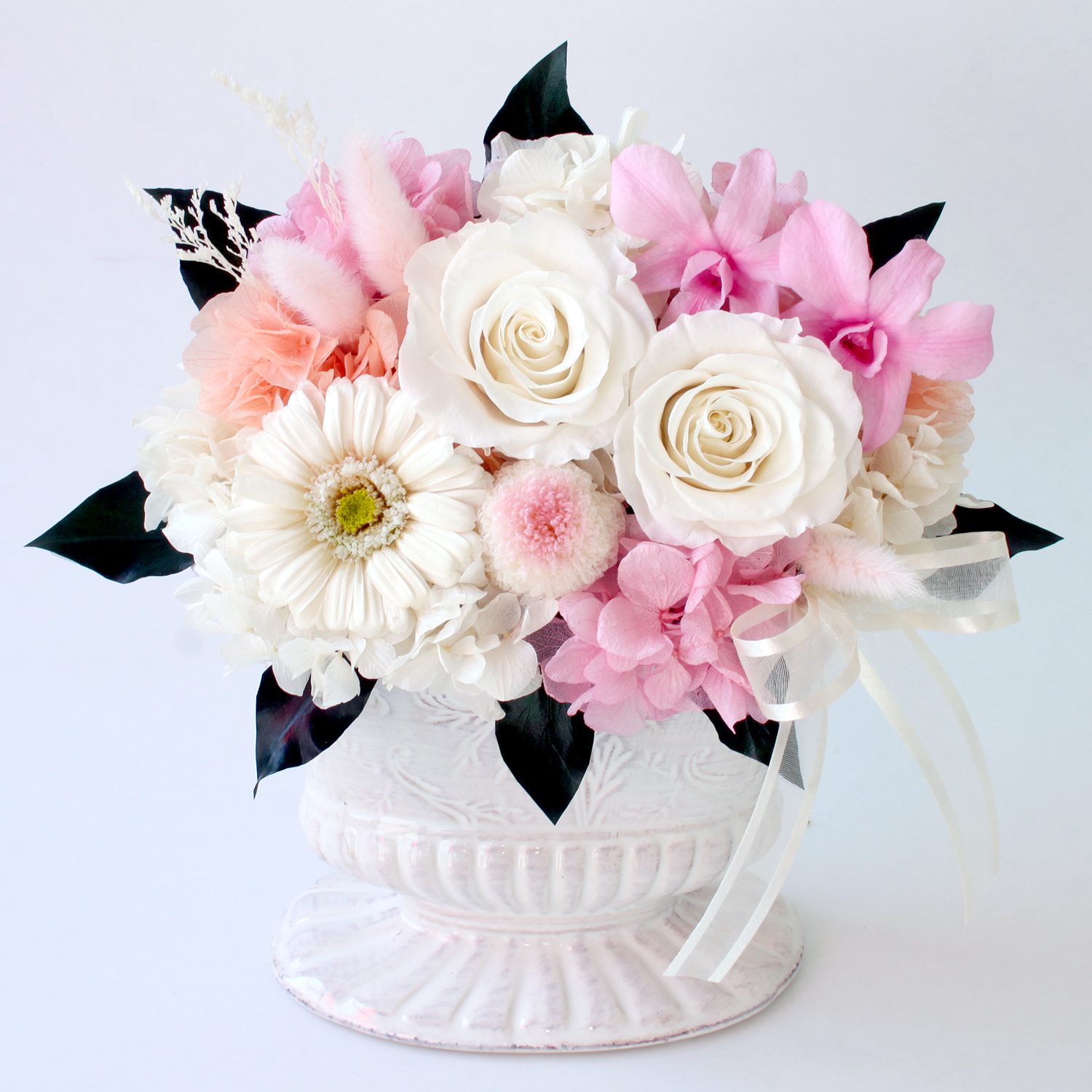 ほのか（ピンクL）/お悔み・お供え/プリザーブドフラワー【送料無料】