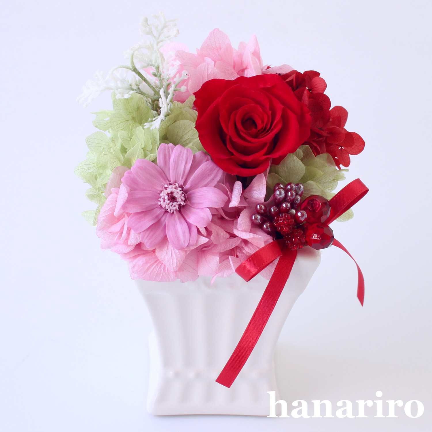 プリモ（赤ピンク系）/プリザーブドフラワー【送料無料】