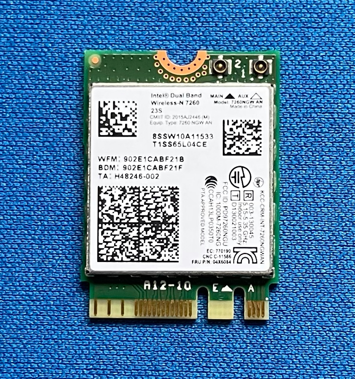 純正新品 Lenovo Intel Dual Band Wireless N7260 無線LANカード 04X6084 国内発送