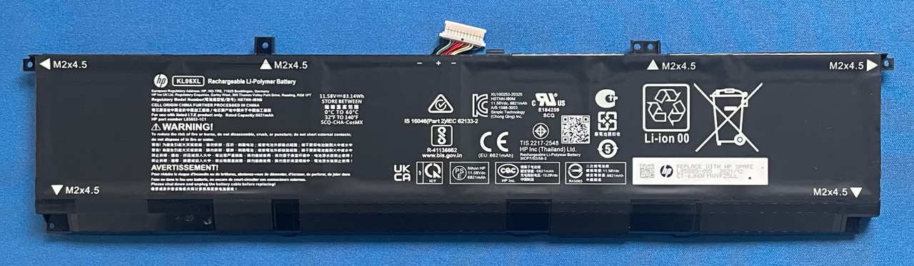 純正 新品 HP ENVY 15-ep1000等用 バッテリー KL06XL 国内発送