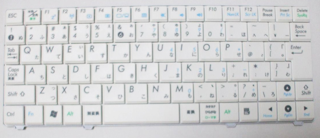 新品ASUS Eee PC 用日本語キーボード (V100462AJ1)白