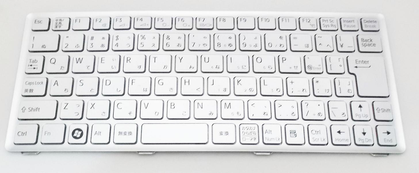 キーボード: 新品SONY VAIO VPCW119X等用(148748113)シルバー,国内発送