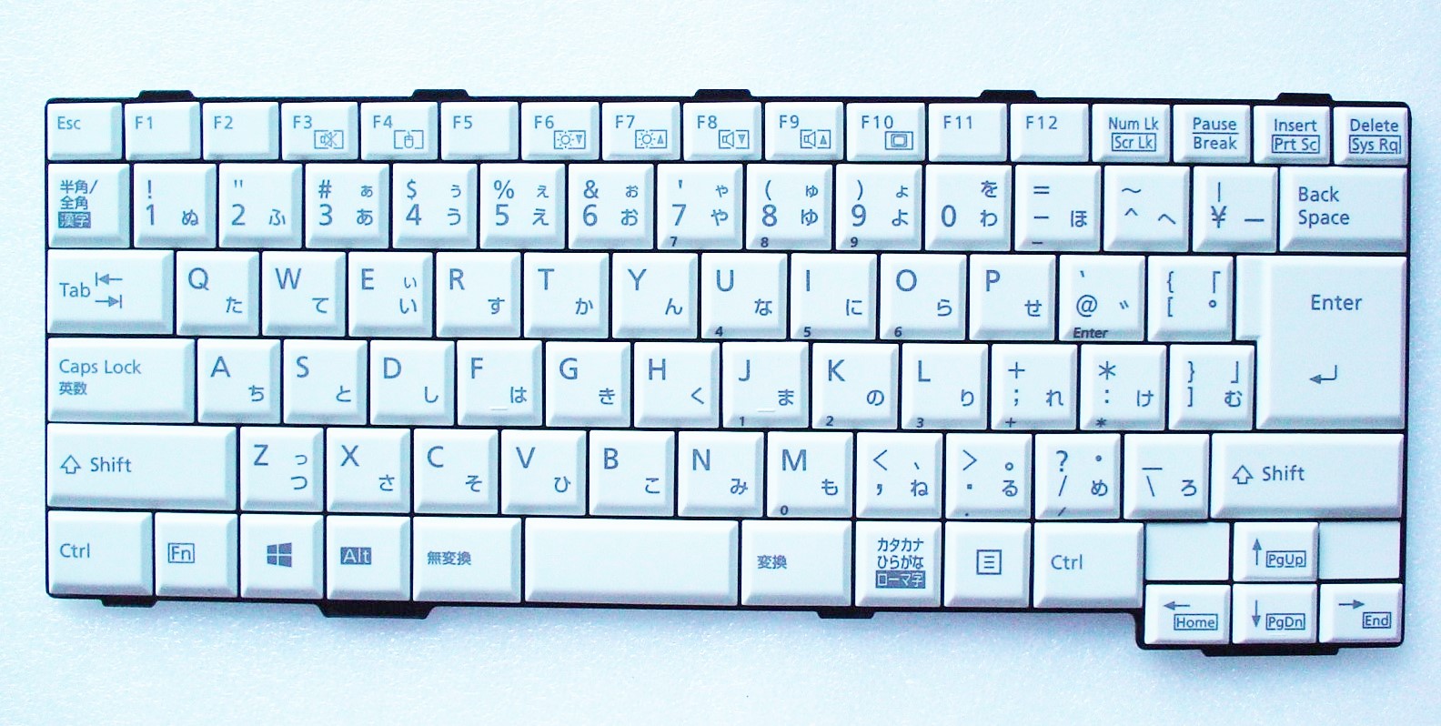 キーボード：新品富士通LIFEBOOK等用(CP611378-01,MP-09K30J03D853W，白)国内発送