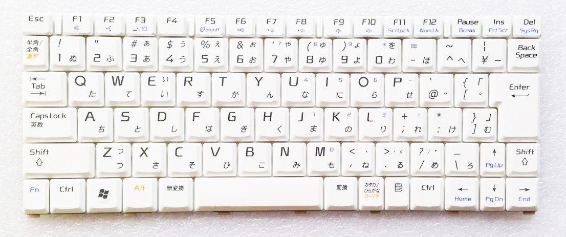 キーボード：新品NEC LaVie J LJ700/JH 等用(HMB3402CND11,白)国内発送