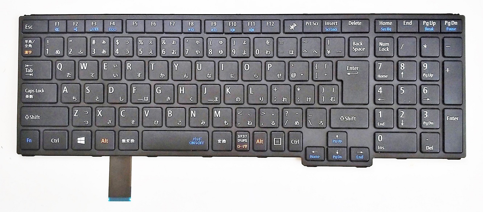 キーボード:純正新品NECノートPC 等用(04X6391, MP-14B10J0-698)(黒)国内発送