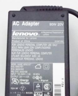 ACアダプター：純正新品IBM LENOVO製90W/20V(45N0198）国内発送