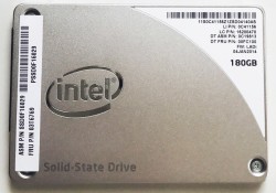 SSD：Lenovo製純正品(Intel製)SSD Pro 1500Series 180GB(03T6769,SSD0F16029, 国内発送）