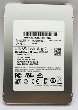 SSD：新品 Lenovo 純正 2.5inch 5mm 512GB (Fru.No.:5SD0L02321,CV3-DE512)国内発送