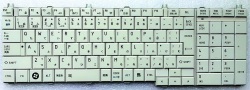 キーボード:新品東芝 BX/EX/TX等用(MP-09M80J06920,白,AEBL6J00110-JP)国内発送