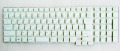 キーボード：新品富士通AH77/S等用(AH544,白/緑）国内発送