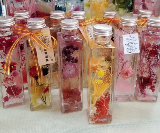 【ハーバリウム】四角柱　large　　H0016