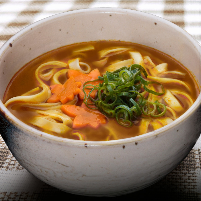 花山カレーつゆ 調理例 カレーひも川