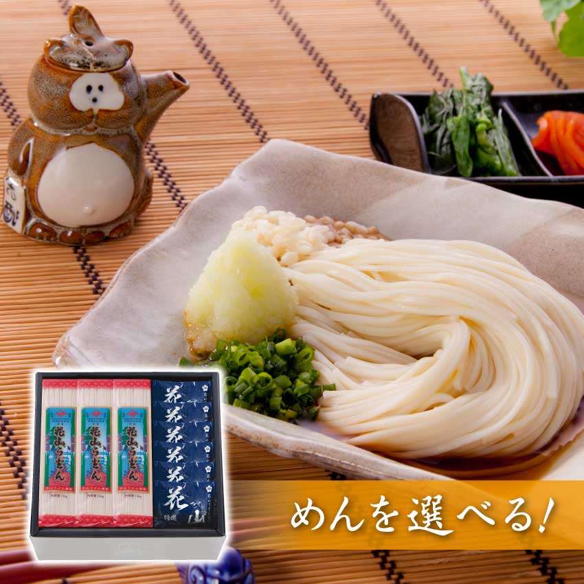 麺を選べるギフト 昔ながらの特製シリーズ 12把入 つゆ付き