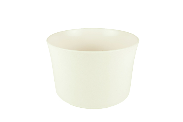 エアリーポット【AP-01】アイボリー【小】￥65 軽くて丈夫で大変安価なプラの器