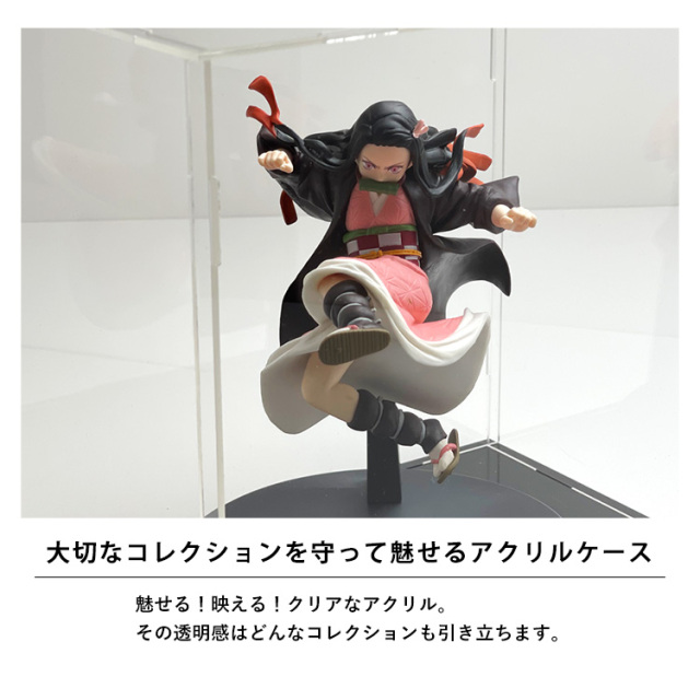 Coco　サイズ幅682×奥行352×高さ235mmのアクリケース♪ 収納ボックス 幅29.5×奥行44.3×高さ32.3cm 2段 NW （ フタ付き