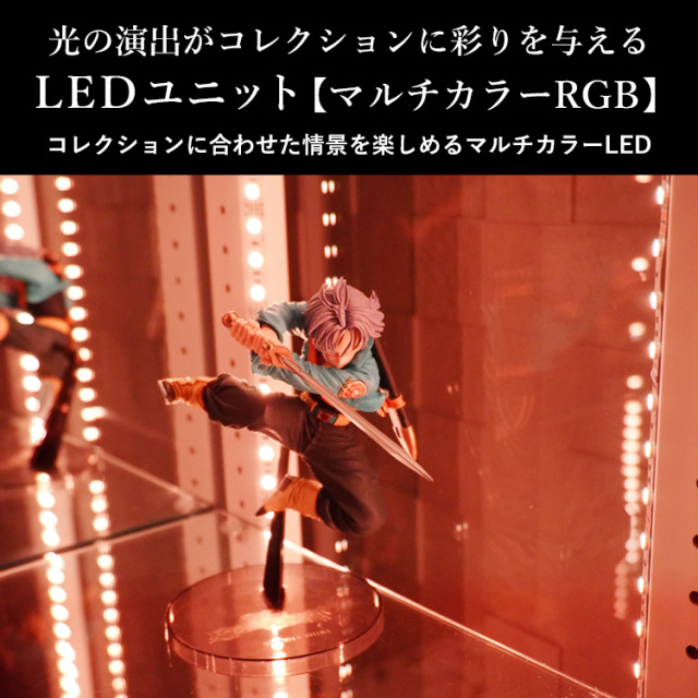 オプション] ライティングガラスコレクションケース Giorno ジョルノ