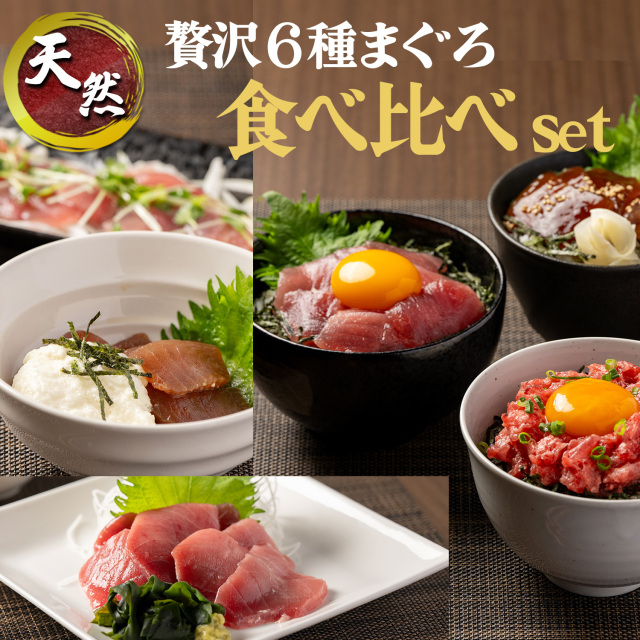 贅沢 6種 マグロ 食べ比べセット 刺身 海鮮丼 寿司 漬け丼 海伸 本場の海鮮グルメ 新鮮 小分け 冷凍 家庭用 贈り物 ギフト お中元 お歳暮 誕生日 焼津 海の極