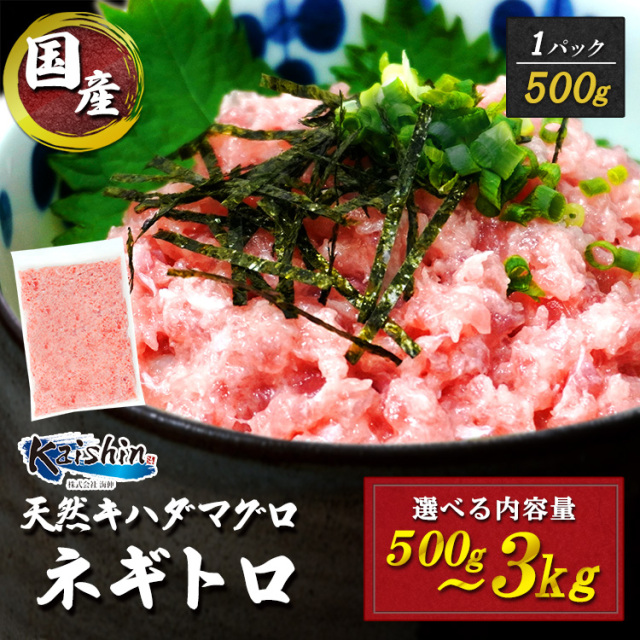 焼津 海の極 絶品 マグロのたたき 静岡県焼津市製造 海伸 本場の海鮮グルメ キハダマグロ ネギトロ お刺身 海鮮丼にも 天然 新鮮 冷凍 ねぎとろ 小分け 業務用 500g~3kg 500gパック 1パック 2パック 4パック 6パック