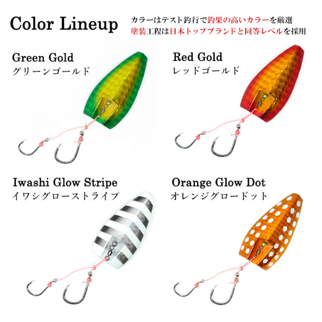 BAKSTORM ボトムロケット タイプA 中通しテンヤ兼三角タイラバおすすめ