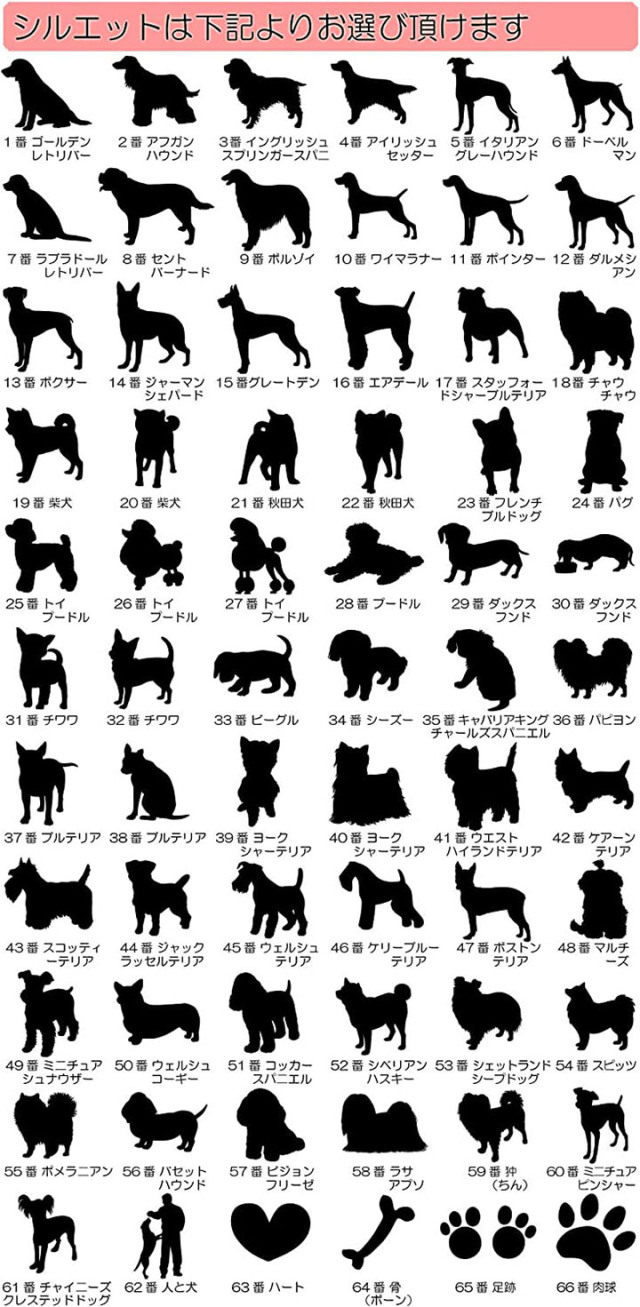 迷子札のシルエット 迷子札 犬 アクリル サークル ブラックタイプ（30mm）ペット