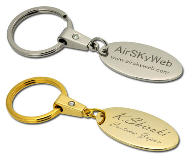 メール便可】木製キーホルダー 名入れセット イニシャル