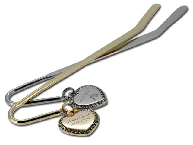 名入れ 本の栞 しおり ギフトにお勧め 世界でひとつだけ セレブな