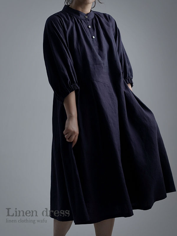秋リネン ワンピースで 快適さキープ ナチュラルリネン に飽きたら Wafu 秋リネン ワンピースで 快適さキープ ナチュラルリネン に飽きたら Wafu