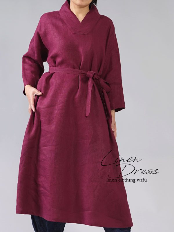 リネン100 の服が 春を鮮やかに 薄地から厚地まで多様な厚みのリネン取り揃えています Wafu