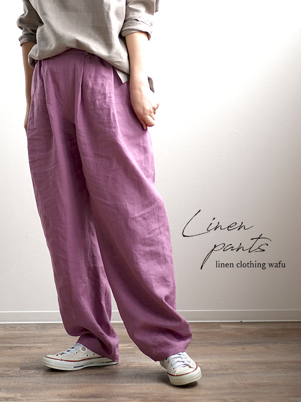 wafu 】 linen clothing