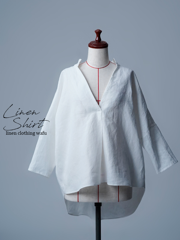 wafu. ワフ ノーカラージャケット ボレロ風 リネン わたぬき服装日本製 wafu. ワフ ノーカラージャケット ボレロ風 リネン わたぬき服装