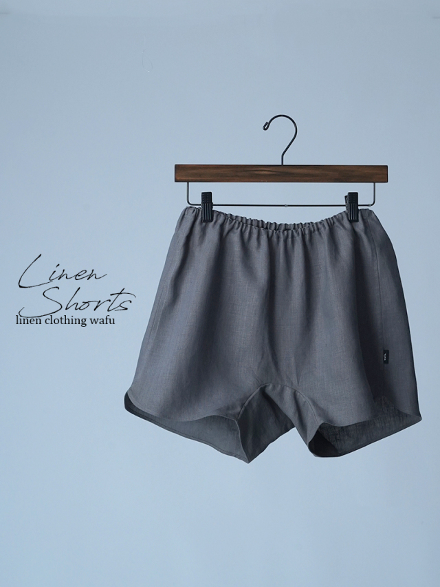 【初売り！】【サンプル作品/Mサイズ】リネン レディーストランクス / 鈍色 sample-c0088