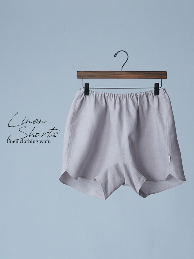 【初売り！】【サンプル作品/LLサイズ】リネン レディーストランクス / 灰桜 sample-c0112