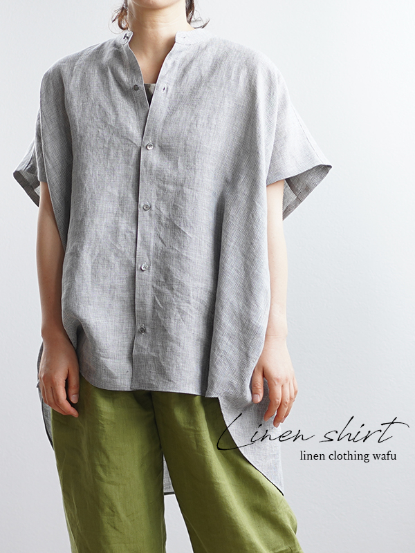 wafu ダブリエ wafu 】 linen clothing
