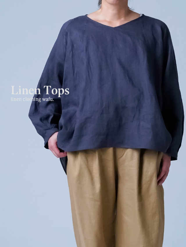 wafu 】 linen clothing リネン服・リネン寝具・リネン雑貨