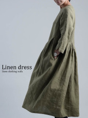 一年中着られるリネン服 薄地から厚地まで多様な厚みのリネン取り揃え  