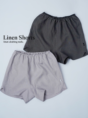 【リネントランクス】女性用 締め付けず 肌が喜ぶリラックス ショーツ ／ 2色展開 b014l