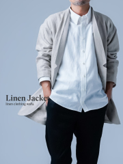 快適を追求したメンズアウター | wafu.が提案する、リネン・天然素材の