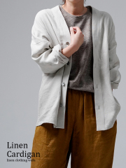 快適を追求したリネン100%アウター | wafu.が贈る、大人のための天然