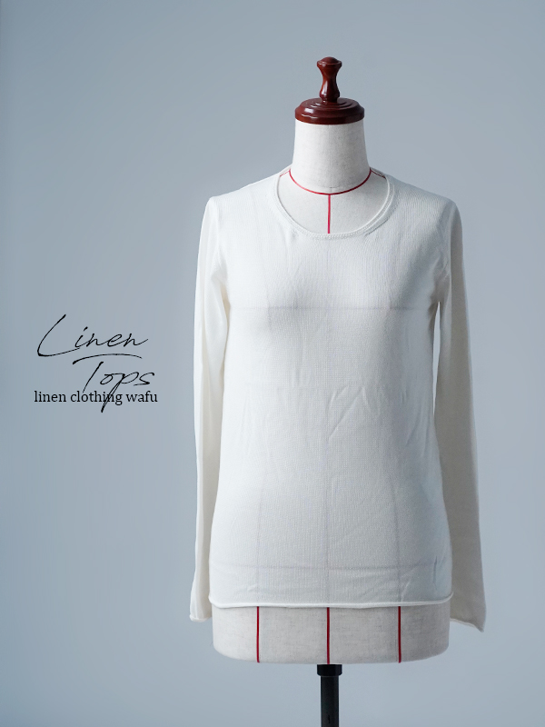 【訳あり作品/Sサイズ】シルク100％ ニット トップス / オフホワイト sample-a0943